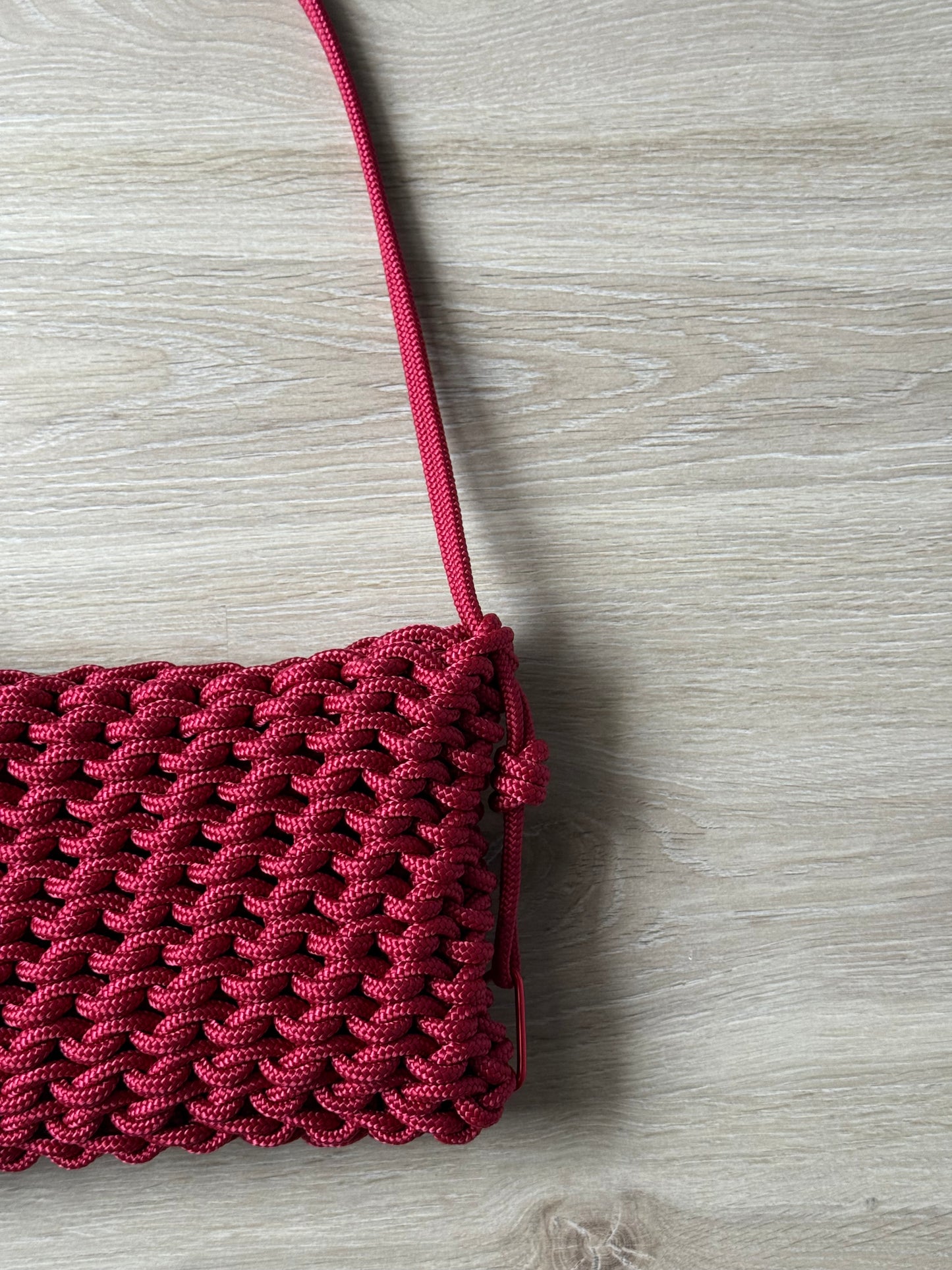 Le handbag Fil vieux rouge