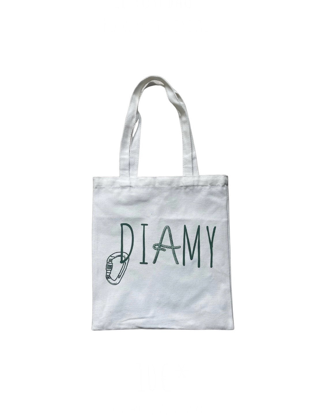 Le tote bag blanc/vert