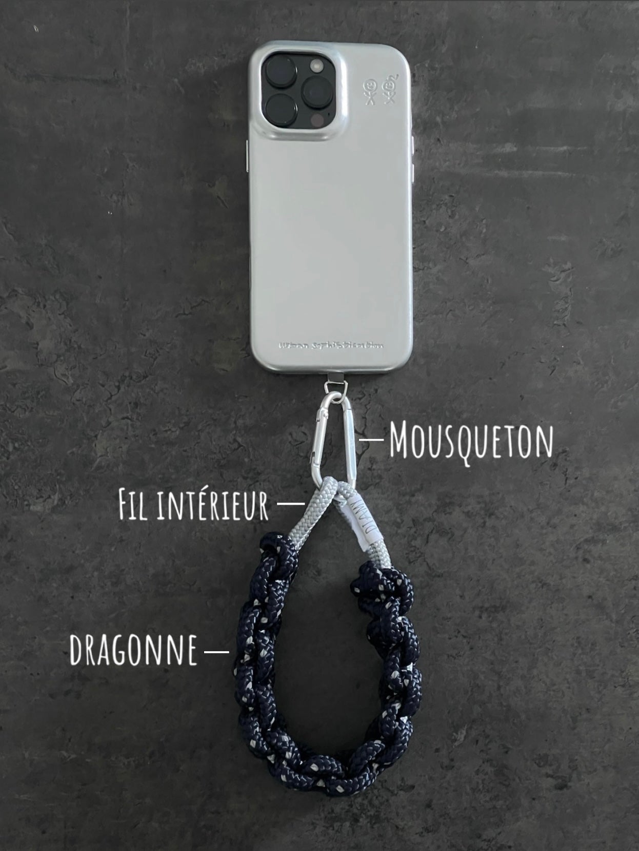 La dragonne de téléphone