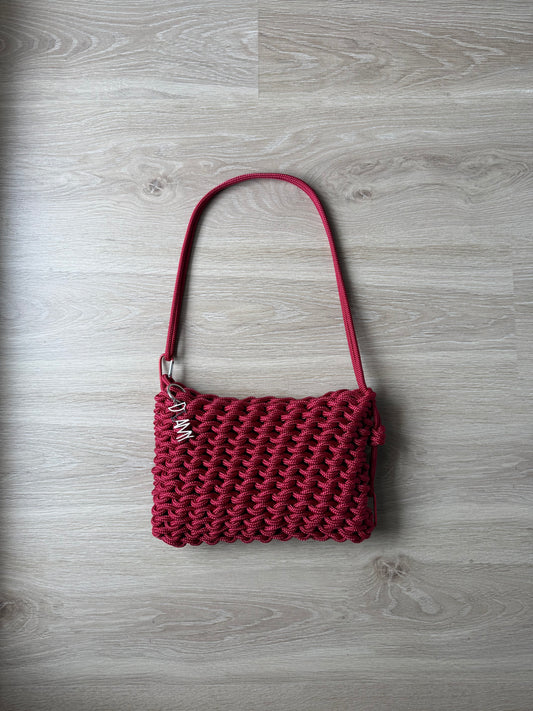 Le handbag Fil vieux rouge